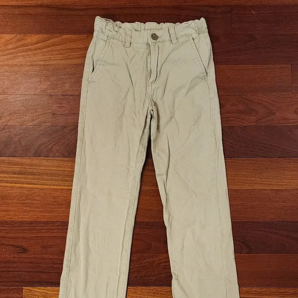 Izod Boys Casual Straight Leg Khaki Chino Pants Size 12 Slim - Picture 2 of 13